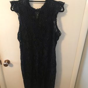 XL black dress